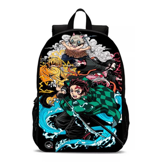 Demon Slayer Mochila Anime Mochila Infantil Meninos Anime
