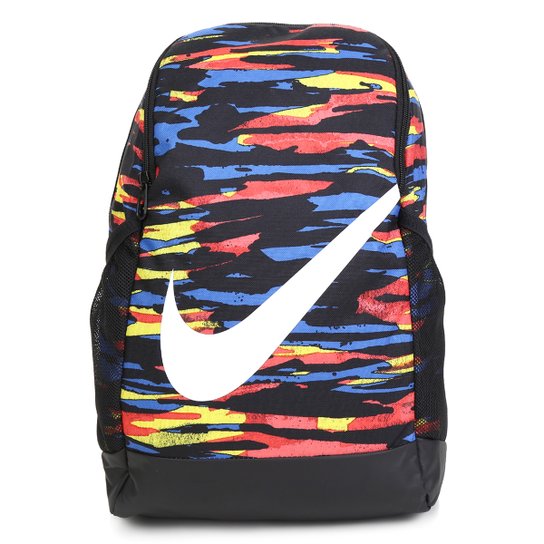 Mochila Infantil Nike Brasilia Estampada - Preto e Azul é ruim? Mochila Infantil Nike Brasilia Estampada - Preto e Azul é boa?