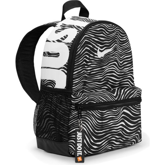 Mochila Infantil Nike Mini Zebra - Preto+Branco Menor preço em Mochila Infantil Nike Mini Zebra - Preto+Branco