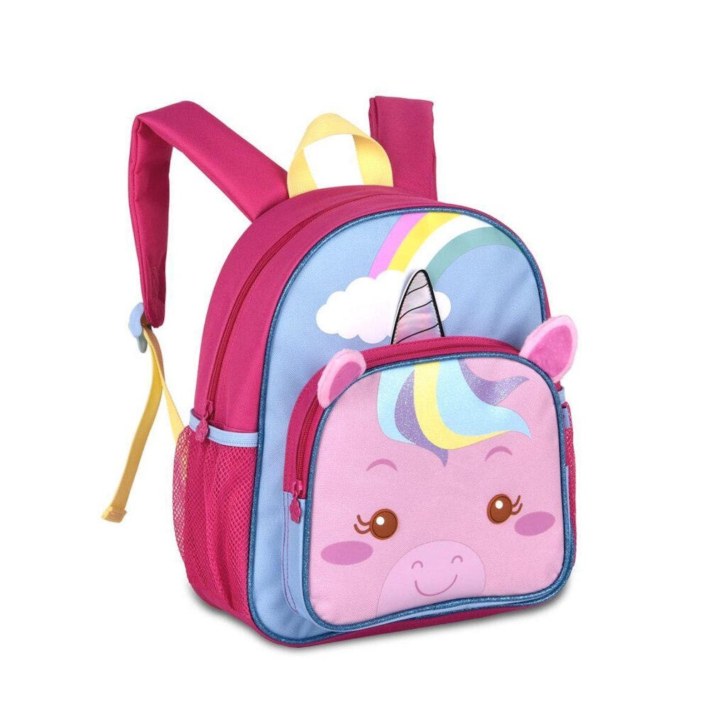Mochila Infantil Unicórnios Bolsa Costas Escolar Meninas