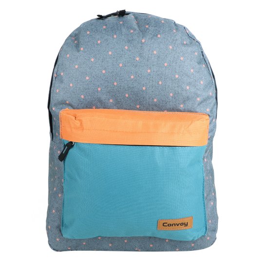 Mochila Infantil Yins Brasil Poá Unissex - Azul Menor preço em Mochila Infantil Yins Brasil Poá Unissex - Azul