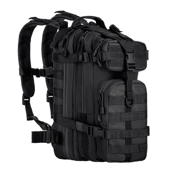 Mochila Invictus Assault Preta 30l - Preto Menor preço em Mochila Invictus Assault Preta 30l - Preto