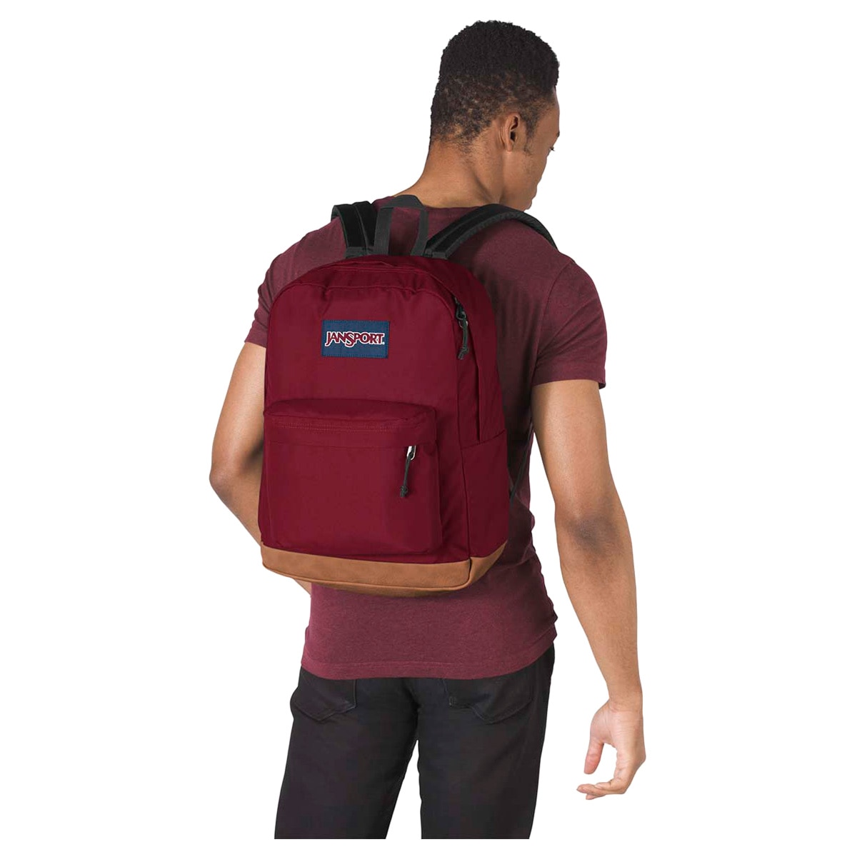 mochila jansport viking red
