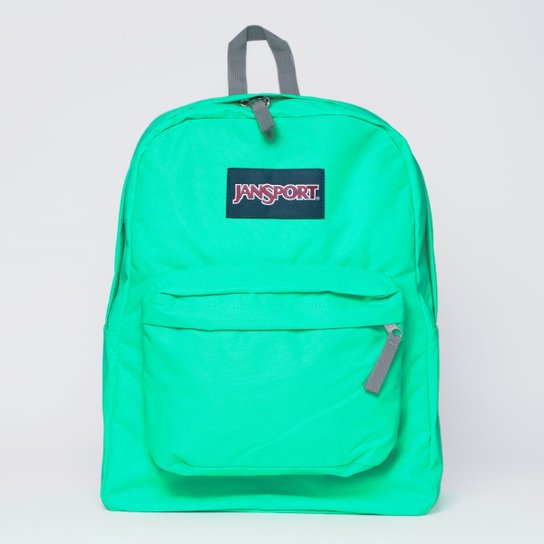 Mochila Jansport Superbreak Verde Piscina T501d6 Netshoes