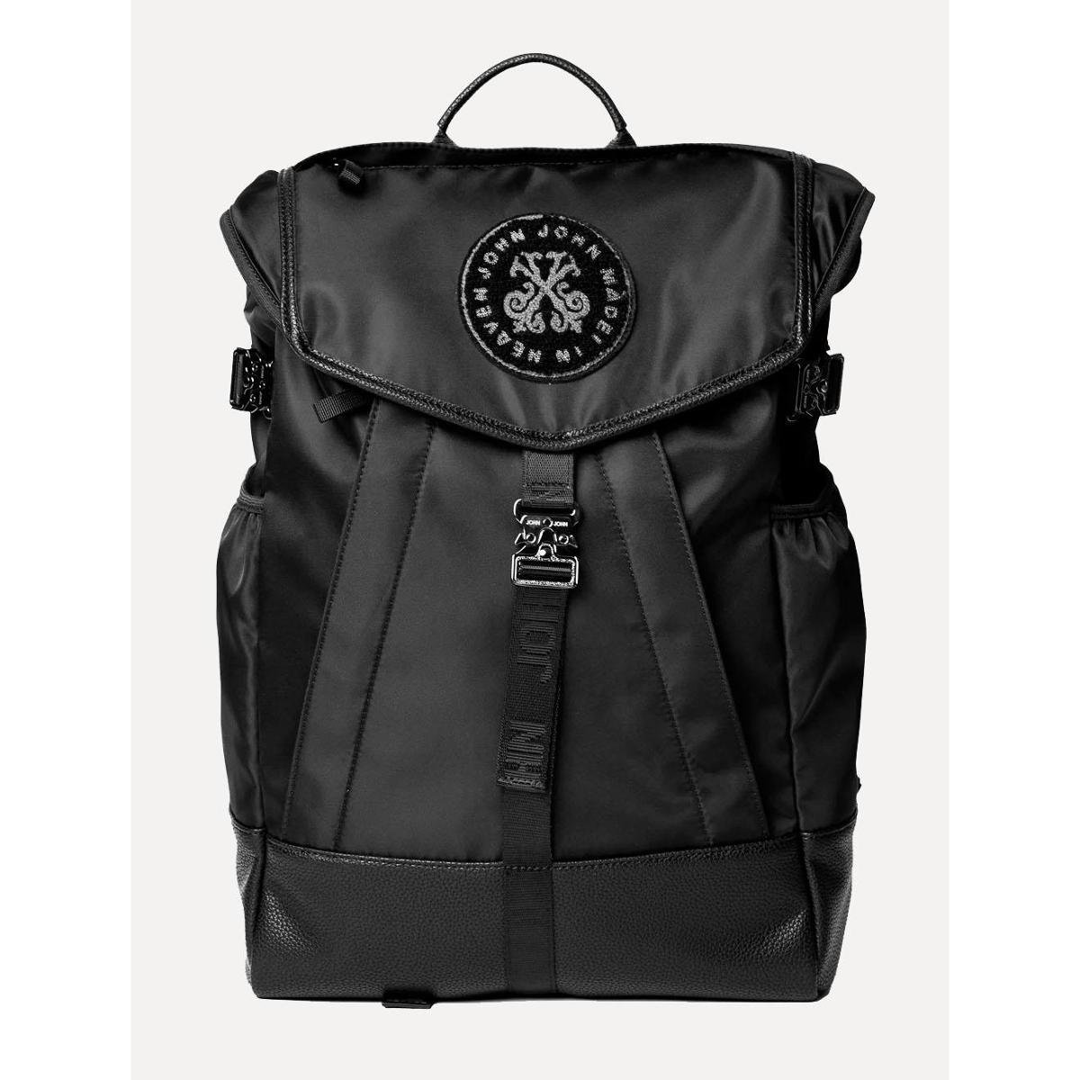 Mochila John John Masculina Backpack Phillip Preta