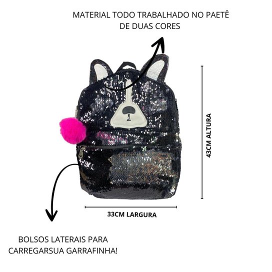 Mochila Juvenil Feminina Clio Style Floral