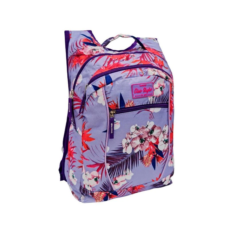 Mochila Juvenil Feminina Clio Style Floral