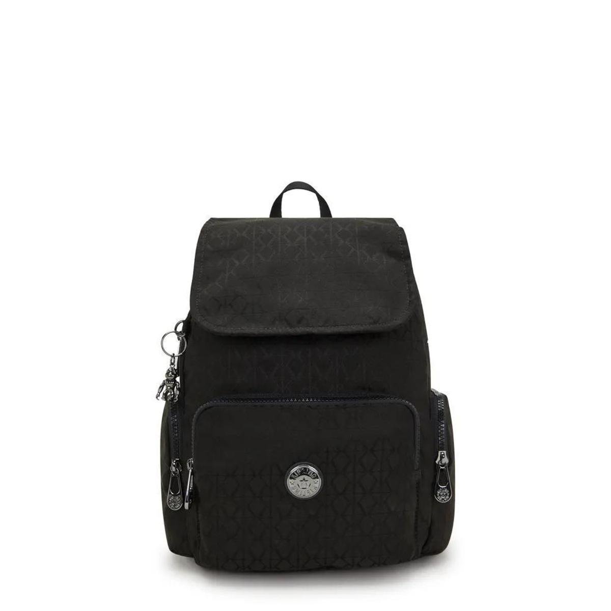 Mochila Kipling City Zip S Black Sign JQ