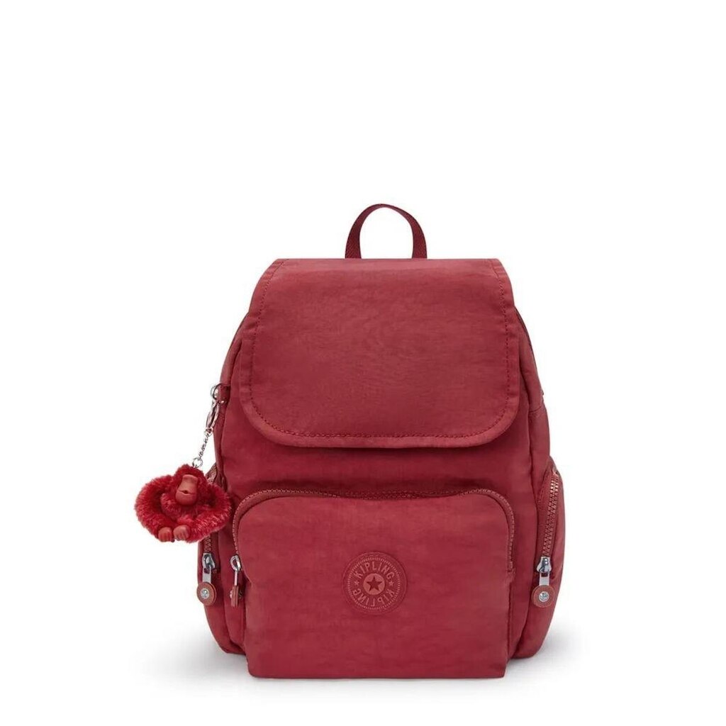 Mochila Kipling City Zip S Funky Red