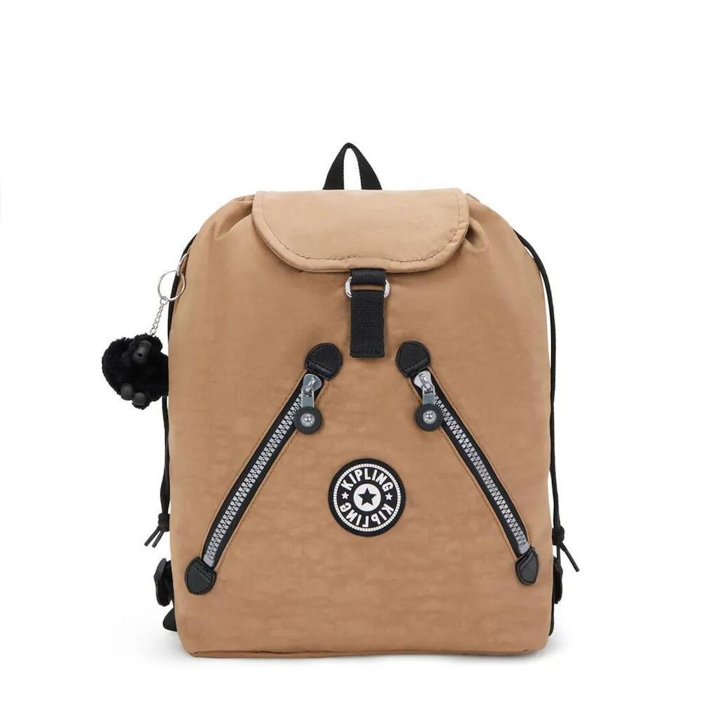 Mochila Kipling New Fundamental L Early Tan H
