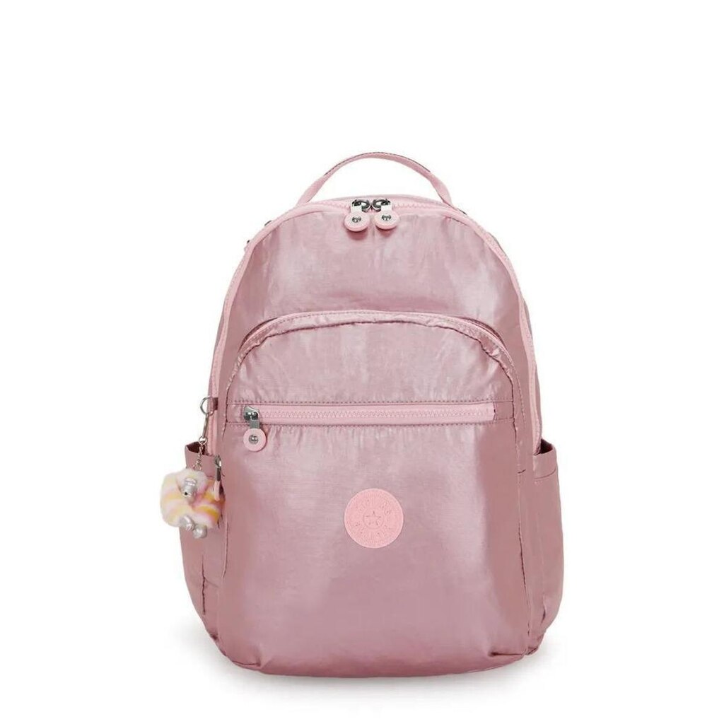Mochila Kipling Seoul Bronze Pink Met