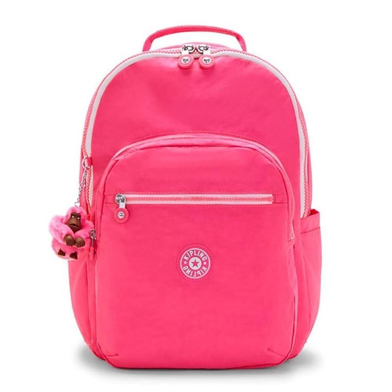 Mochila Kipling Seoul Fresh Pink C em oferta na Shopee Mochila Kipling Seoul Fresh Pink C