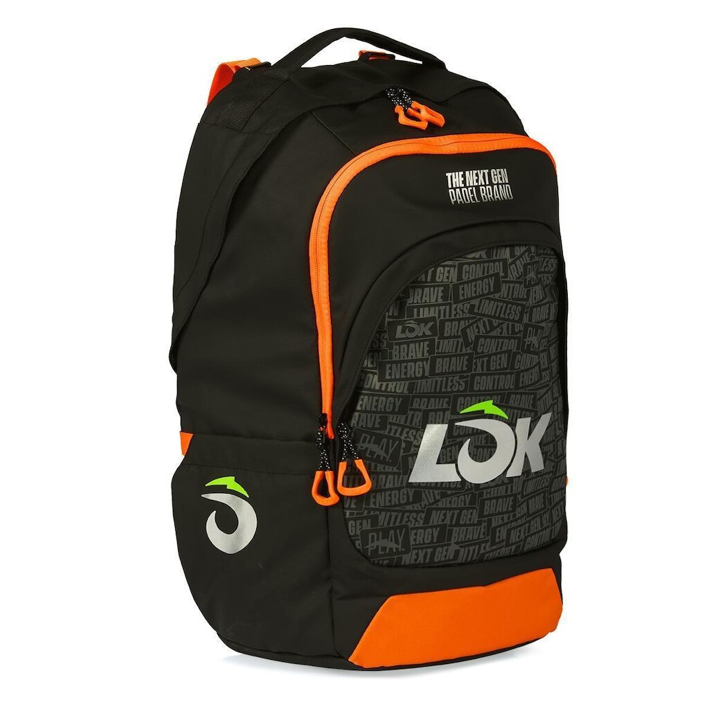 Mochila Lok Maxx Gen2 Preto e Laranja