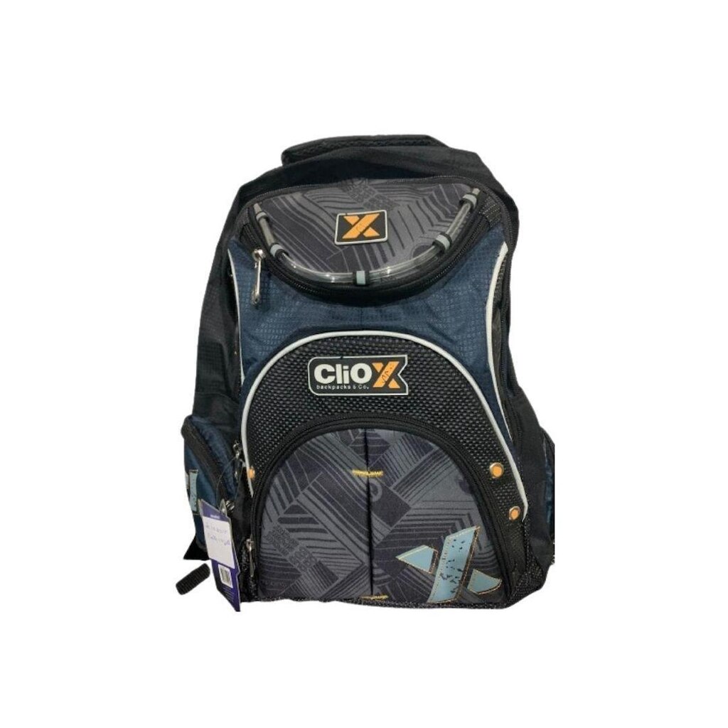 Mochila lona Clio backpacks CW5365  - Cinza e Verde