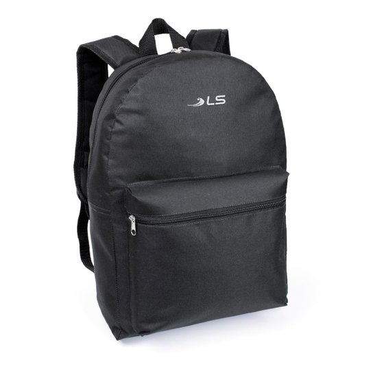 Mochila LS Bolsas com bolso frontal - Preto