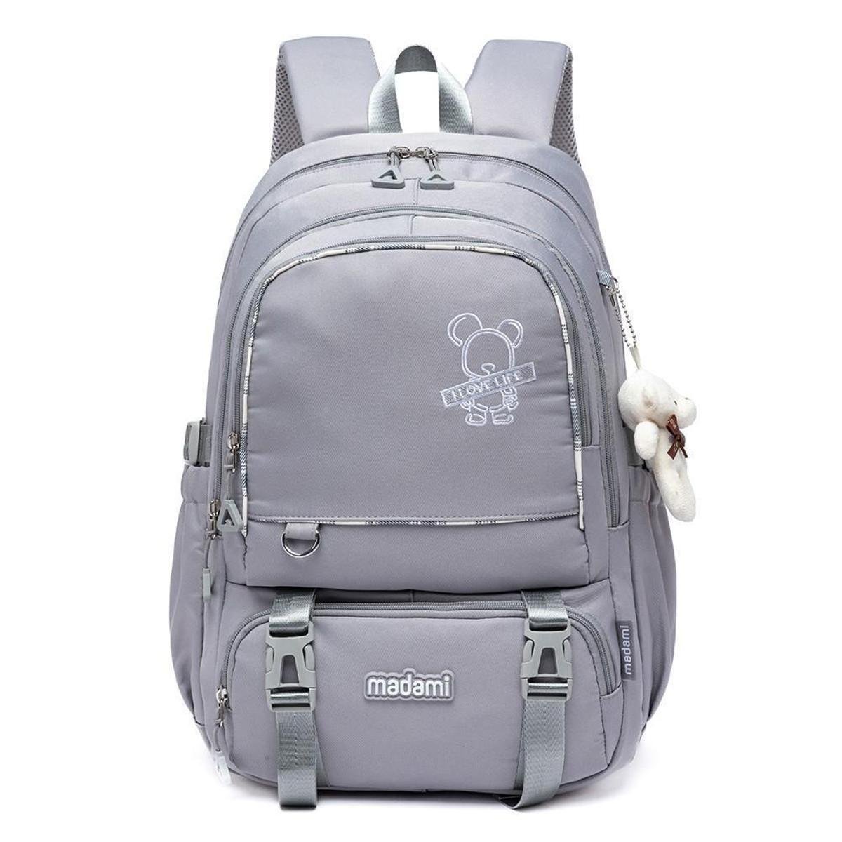 Menor preço em Mochila Madami Bolsa Grande Faculdade Resistente Impermeável