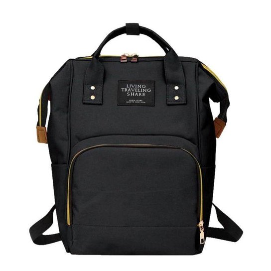 Mochila Mala Bolsa Maternidade Multiuso Multifuncional - Preto Menor preço em Mochila Mala Bolsa Maternidade Multiuso Multifuncional - Preto