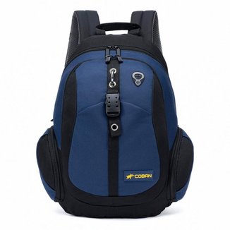 Mochila Masculina Camping Resistente Viagem Trilha Cor Azul Escuro