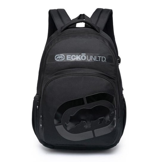 Mochila Masculina Ecko Bolsa Escolar Faculdade Notebook Espaçosa Resistente - Preto Menor preço em Mochila Masculina Ecko Bolsa Escolar Faculdade Notebook Espaçosa Resistente - Preto