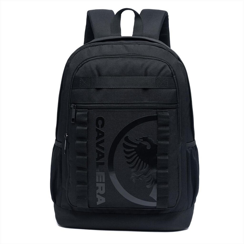 Mochila Masculina Escolar Trabalho Espaçosa Moderna Preta Resistente