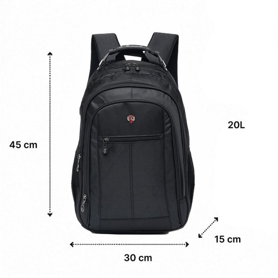 Mochila Masculina Executiva Cabo De Aço Notebook Resistente