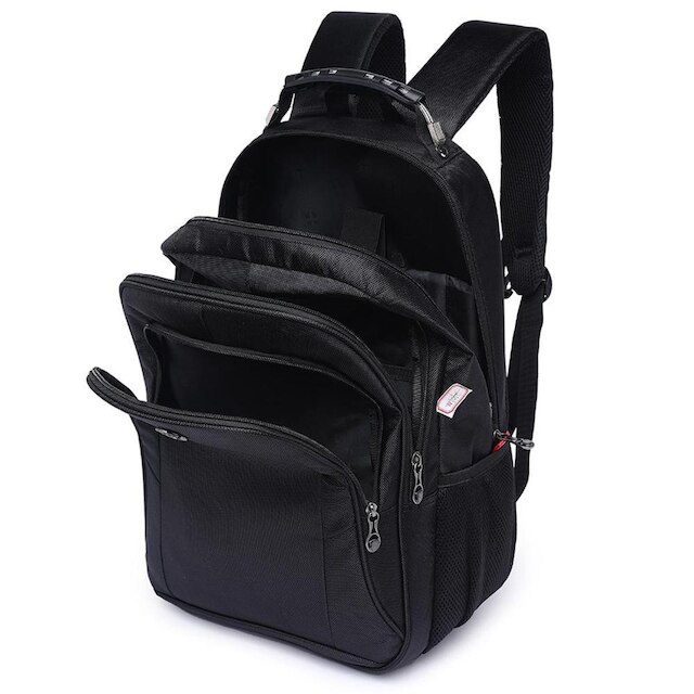 Mochila Masculina Executiva Cabo De Aço Notebook Resistente