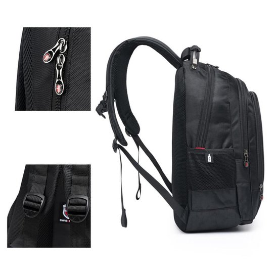 Mochila Masculina Executiva Cabo De Aço Notebook Resistente