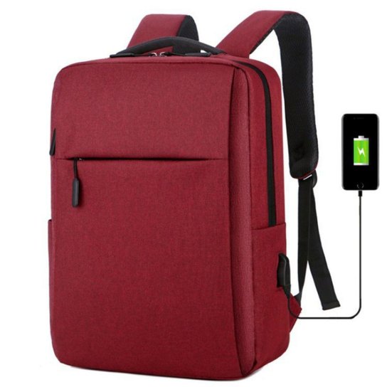 Mochila Masculina Para Notebook Reforçada Bolsa Trabalho - Vermelho Menor preço em Mochila Masculina Para Notebook Reforçada Bolsa Trabalho - Vermelho