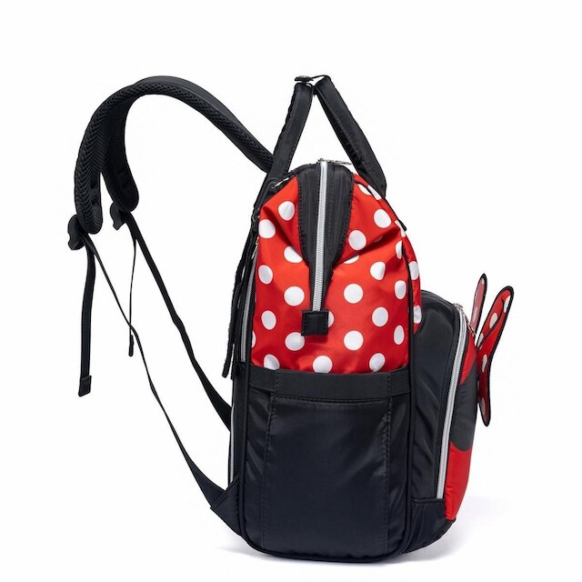 Mochila Maternidade Minnie Espaçosa Resistente Disney