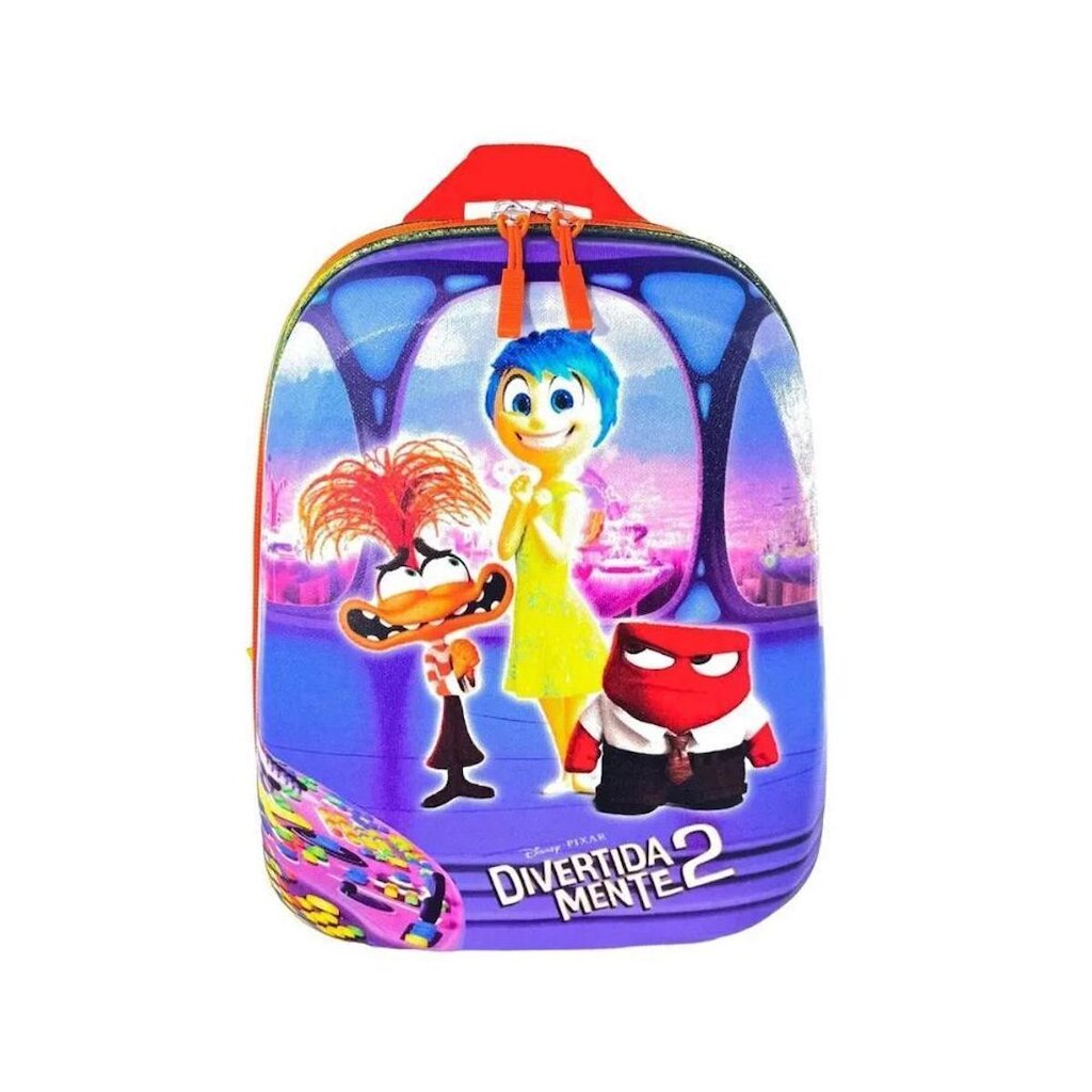 Mochila MaxToy Escolar Divertidamente Sala de Controle