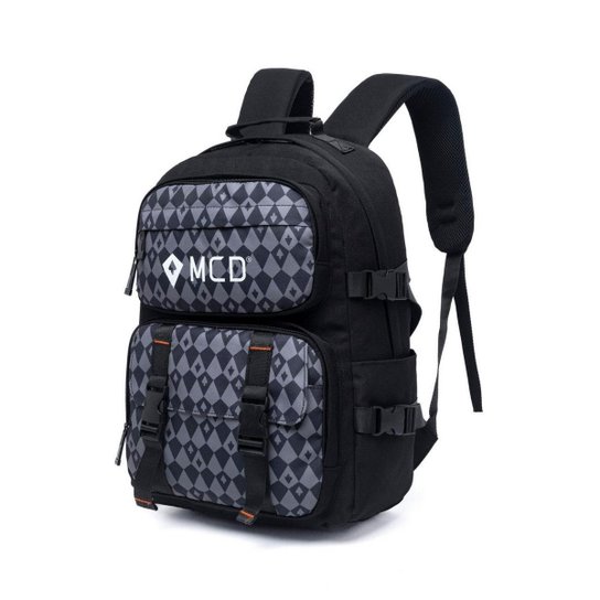 Mochila MCD Resistente Espaçosa Faculdade Escola 24 Litros
