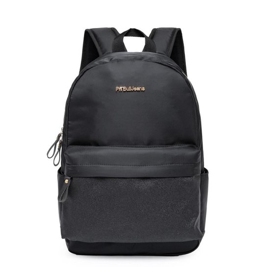 Mochila Moderna Viagem Trabalho Passeio Escolar Resistente Juvenil Notebook Casual Grande - Preto Menor preço em Mochila Moderna Viagem Trabalho Passeio Escolar Resistente Juvenil Notebook Casual Grande - Preto