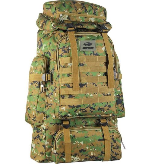 Mochila Mormaii MOR-0015 Camuflada Esportiva 70L - Verde Menor preço em Mochila Mormaii MOR-0015 Camuflada Esportiva 70L - Verde