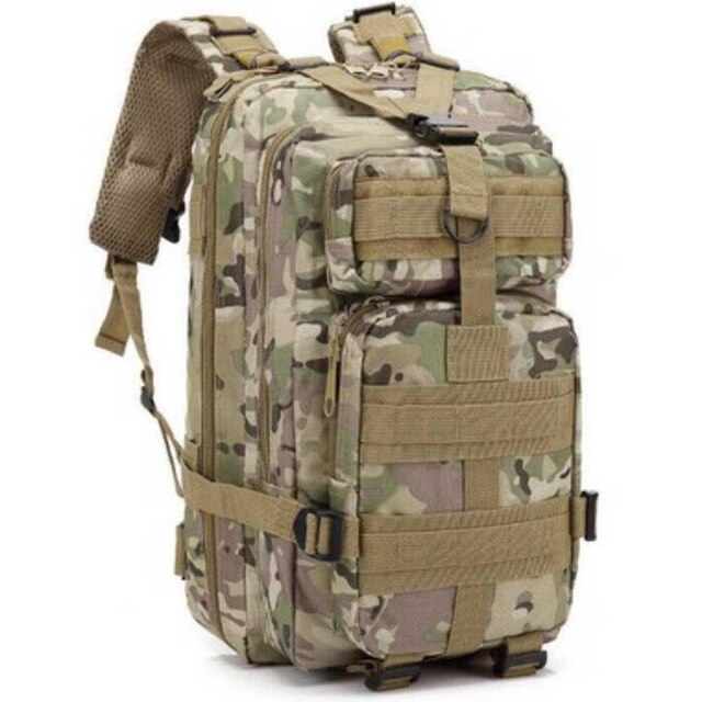 Mochila Multiuso Escolar Tática Cargueira 30 Litros Camping Pesca Verde Lorben GT929-H