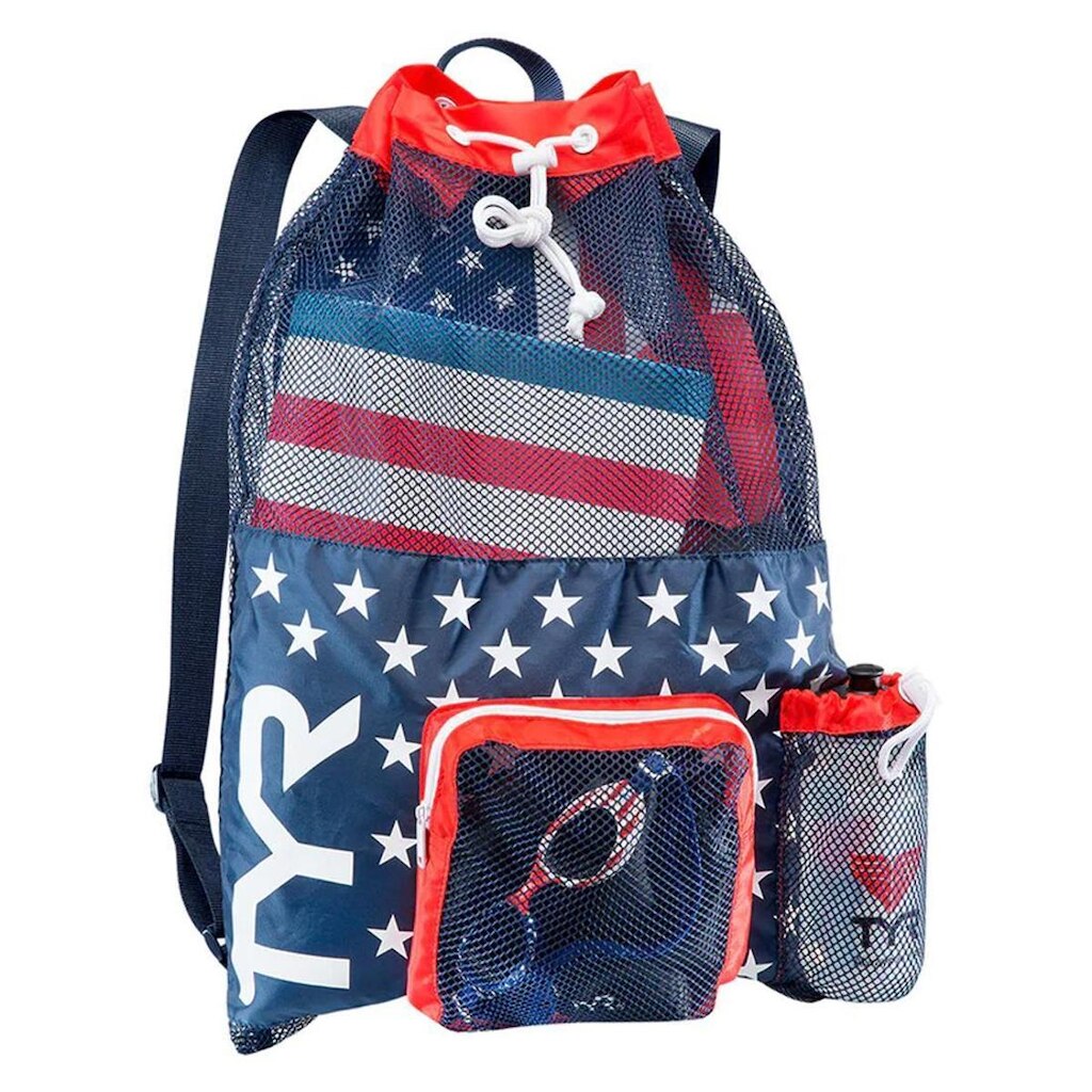 Mochila Natação Big Mesh Mummy 40 Litros Backpack Tyr