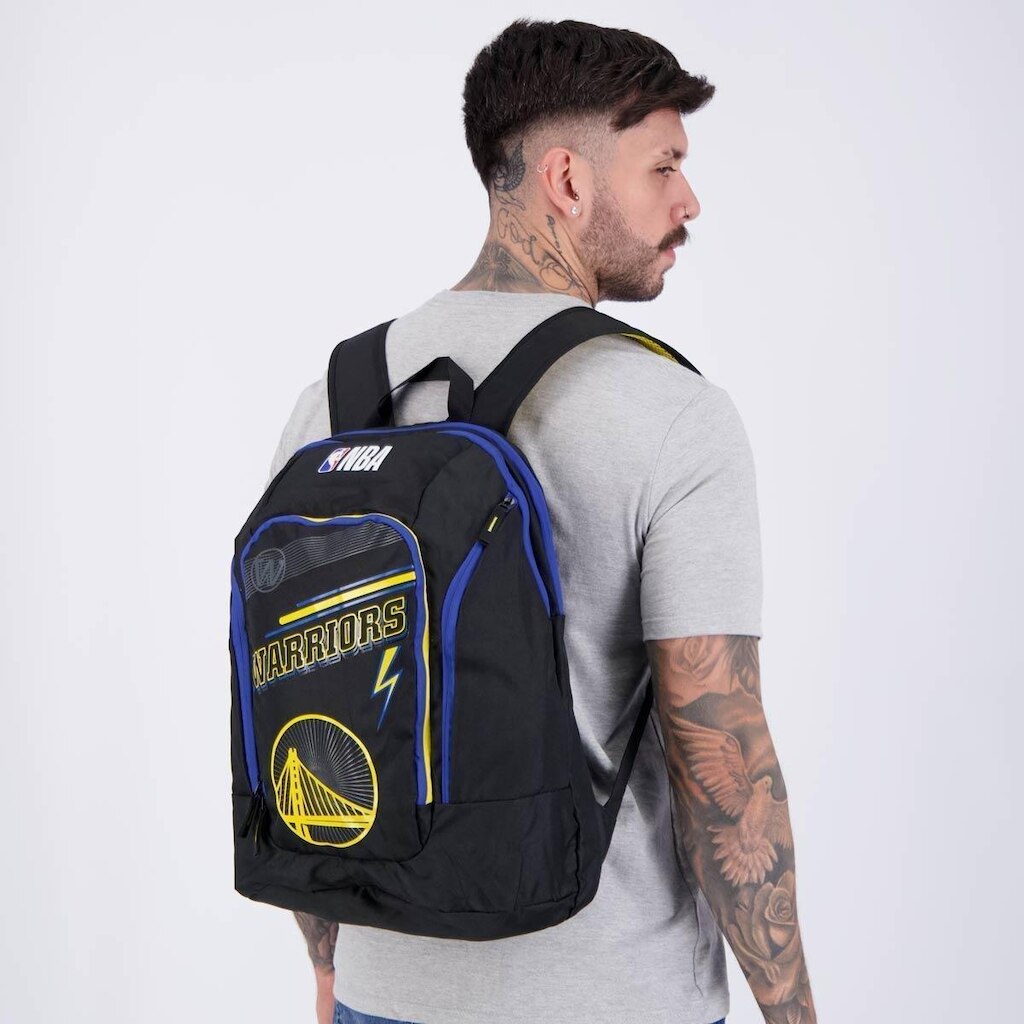 Mochila NBA Legend Golden State Preta