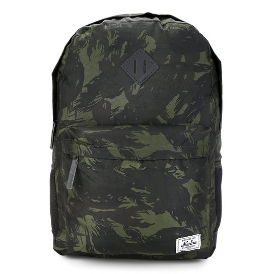 Mochila New Era Fullprint - Verde Militar Menor preço em Mochila New Era Fullprint - Verde Militar