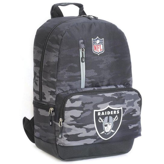 Mochila New Era Oakland Raiders Militar NFL - Preto Menor preço em Mochila New Era Oakland Raiders Militar NFL - Preto