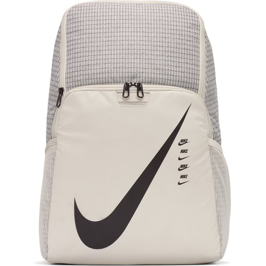 Mochila Nike Brasilia Xl Mtrl 9.0 - Bege e Preto Menor preço em Mochila Nike Brasilia Xl Mtrl 9.0 - Bege e Preto