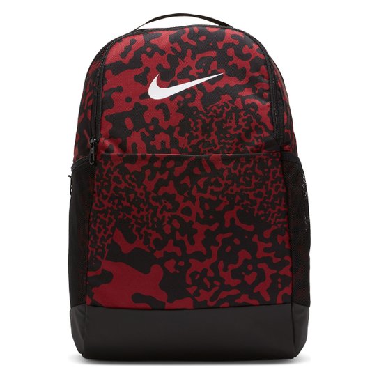 Mochila Nike Brsla M - Vermelho+Preto Menor preço em Mochila Nike Brsla M - Vermelho+Preto
