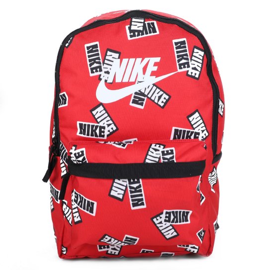 Mochila Nike Heritage AOP - Vermelho+Branco Menor preço em Mochila Nike Heritage AOP - Vermelho+Branco