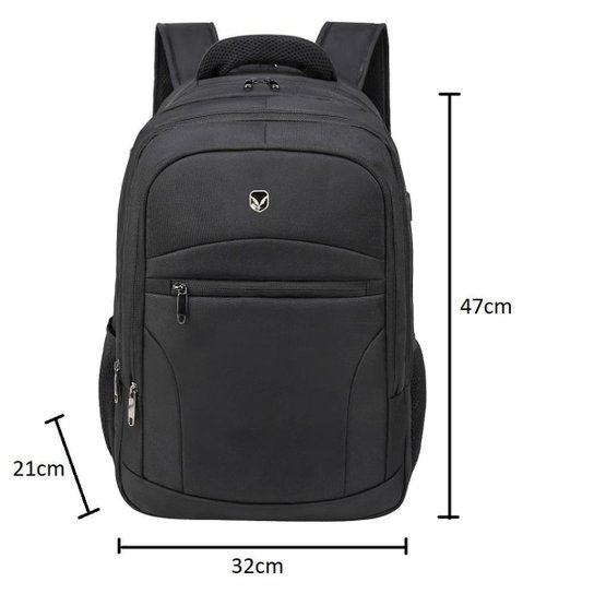 Mochila Notebook 16.5 Polegadas Resistente Água C/Cadeado