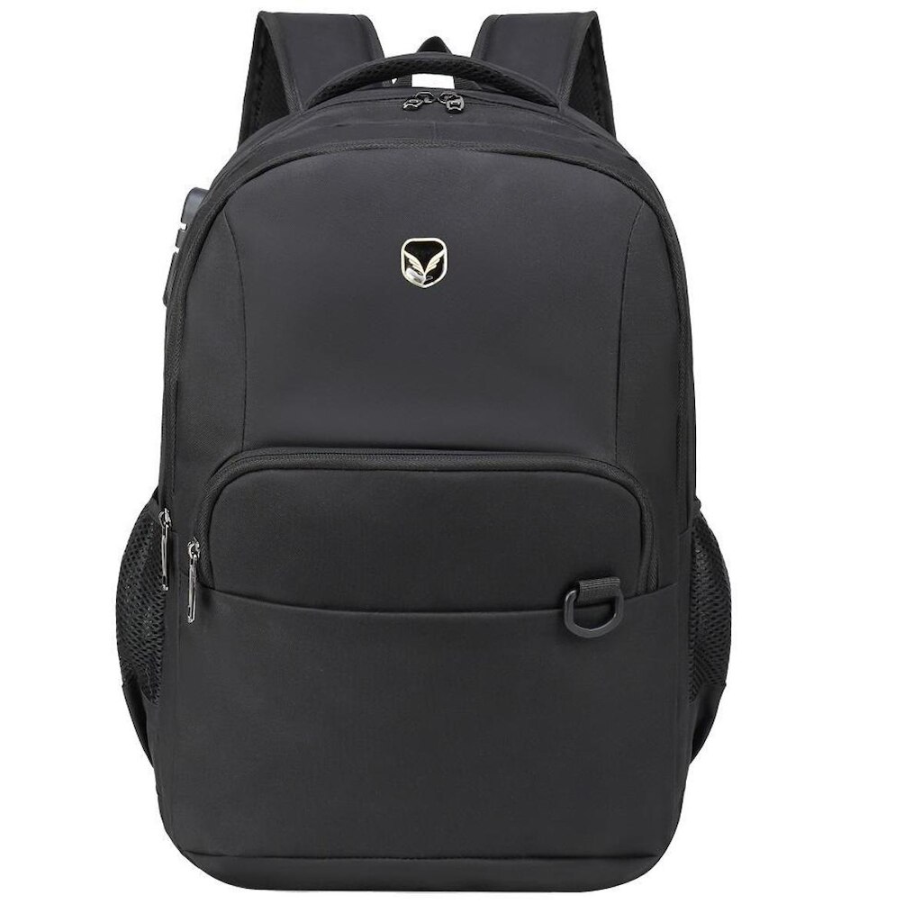 Mochila Notebook Executiva USB Senha Cadeado Unissex Escolar