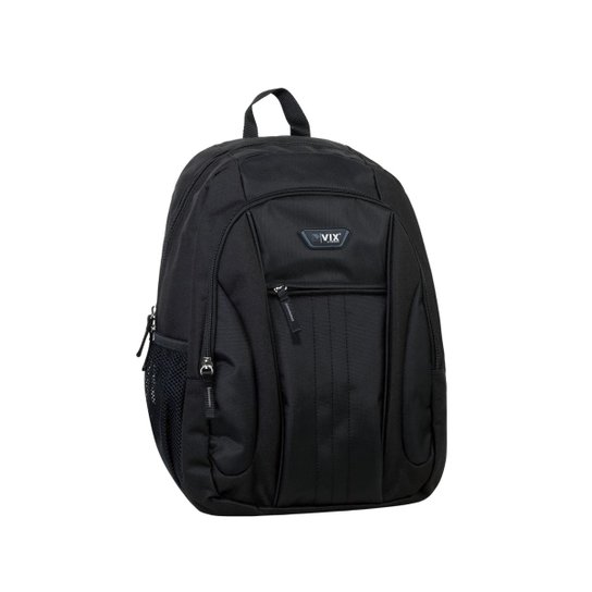 Mochila Notebook preta escolar impermeavél republic vix - Preto Menor preço em Mochila Notebook preta escolar impermeavél republic vix - Preto