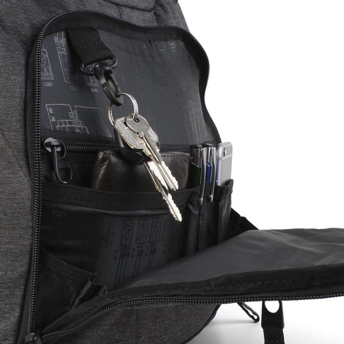 Mochila OGIO Gravity Pack Dark Static Cinza Netshoes