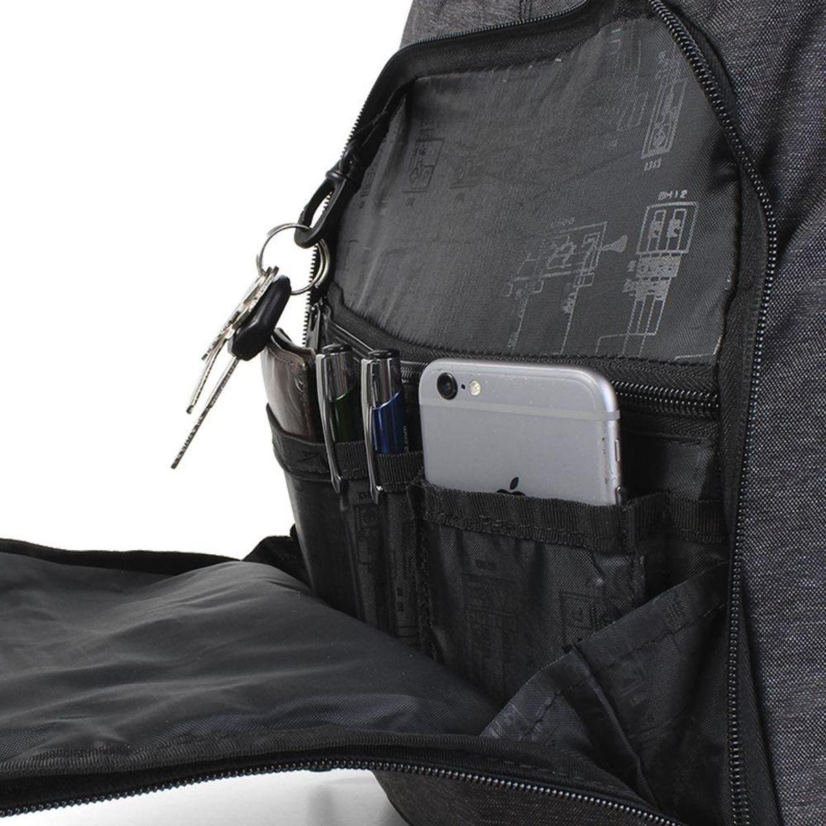 Mochila OGIO Gravity Pack Dark Static Cinza Netshoes