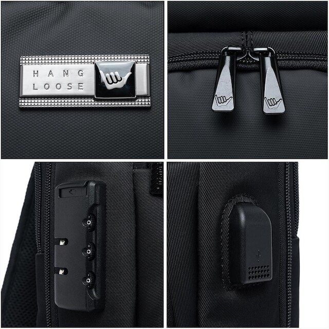 Mochila Ombro Shoulder Bag Hang Loose Masculina Espaçosa Resistente