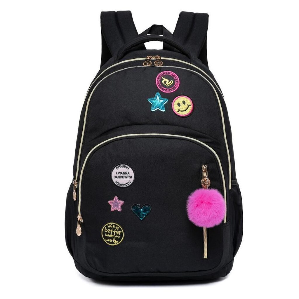 Mochila Onbongo Escolar Feminina Reforçada 15 litros