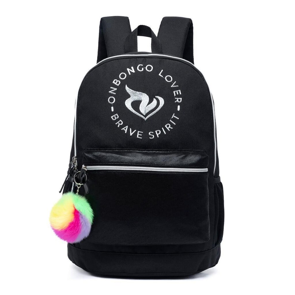 Mochila Onbongo Feminina Escolar Faculdade Notebook Chaveiro 21 Litros