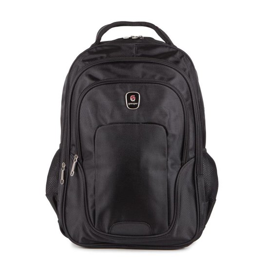Mochila Para Notebook Executiva Premium em Poliéster GoSuper - Preto Menor preço em Mochila Para Notebook Executiva Premium em Poliéster GoSuper - Preto